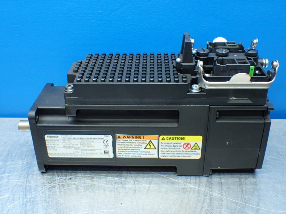 Rexroth 5500rpm, 2.2nm Continuous Torque. 9.4nm Max Torque Indradrive Mi Servo Motor: Ksm01.2b-041c-42n-s1-hg0-se-nn-d7-nn-fw - R911321164