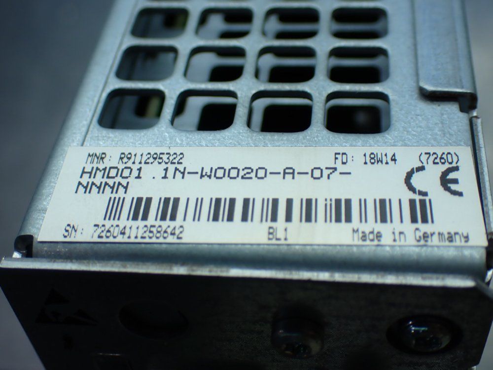 Rexroth Hmd01.1n-w0020-a-07-nnnn Indradrive M Servo Drive Unit - R911308370