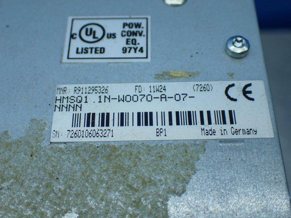 Rexroth Hms01.1n W0070 Indradrive M Servo Drive Unit - R911295326