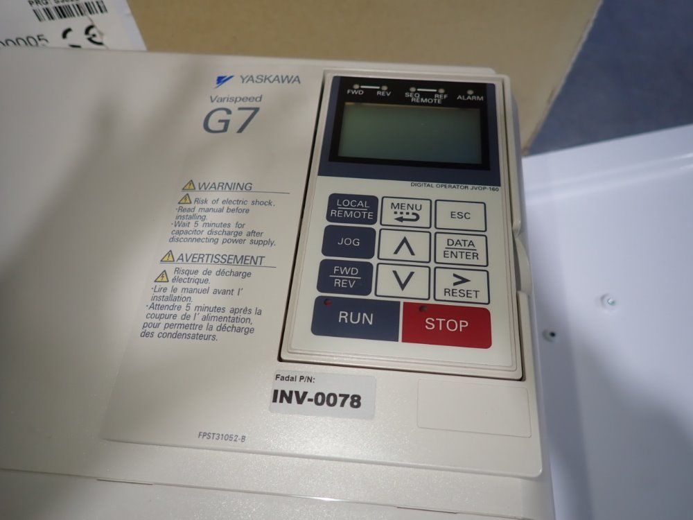 Yaskawa Ac Drive - Cimr-g7u2015