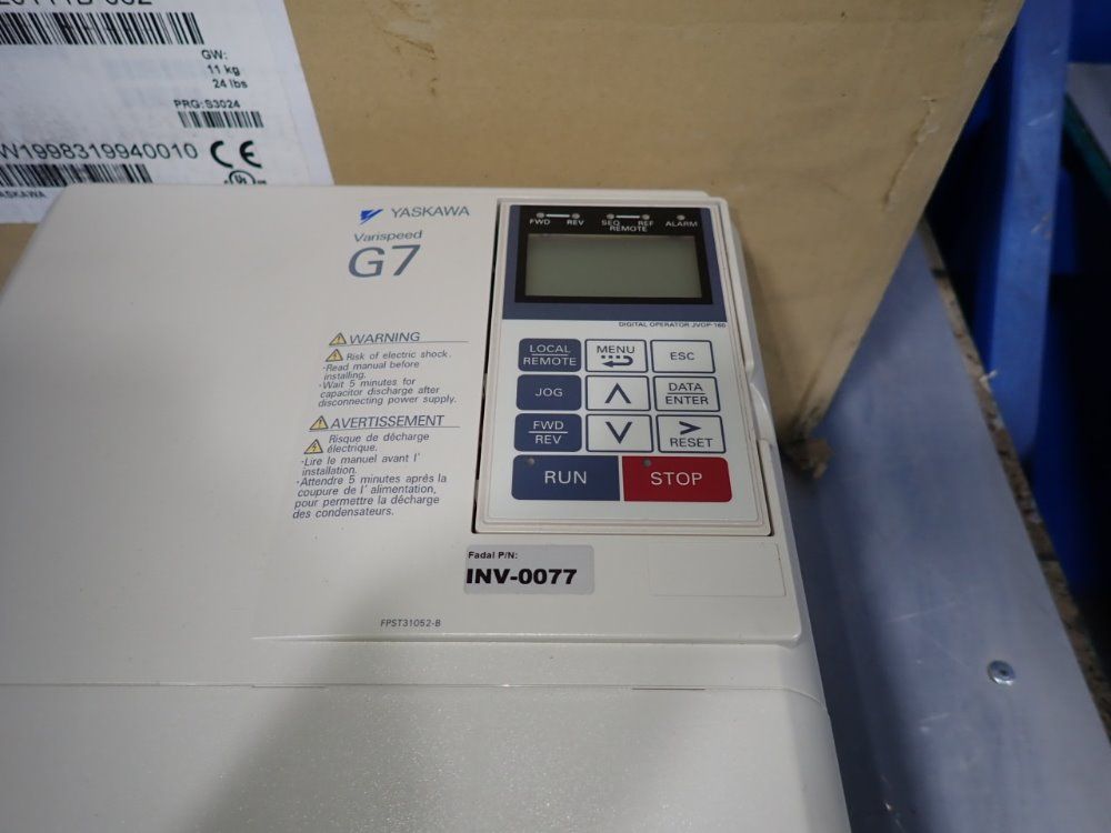 Yaskawa Ac Drive - Cimr-g7u20111b-082