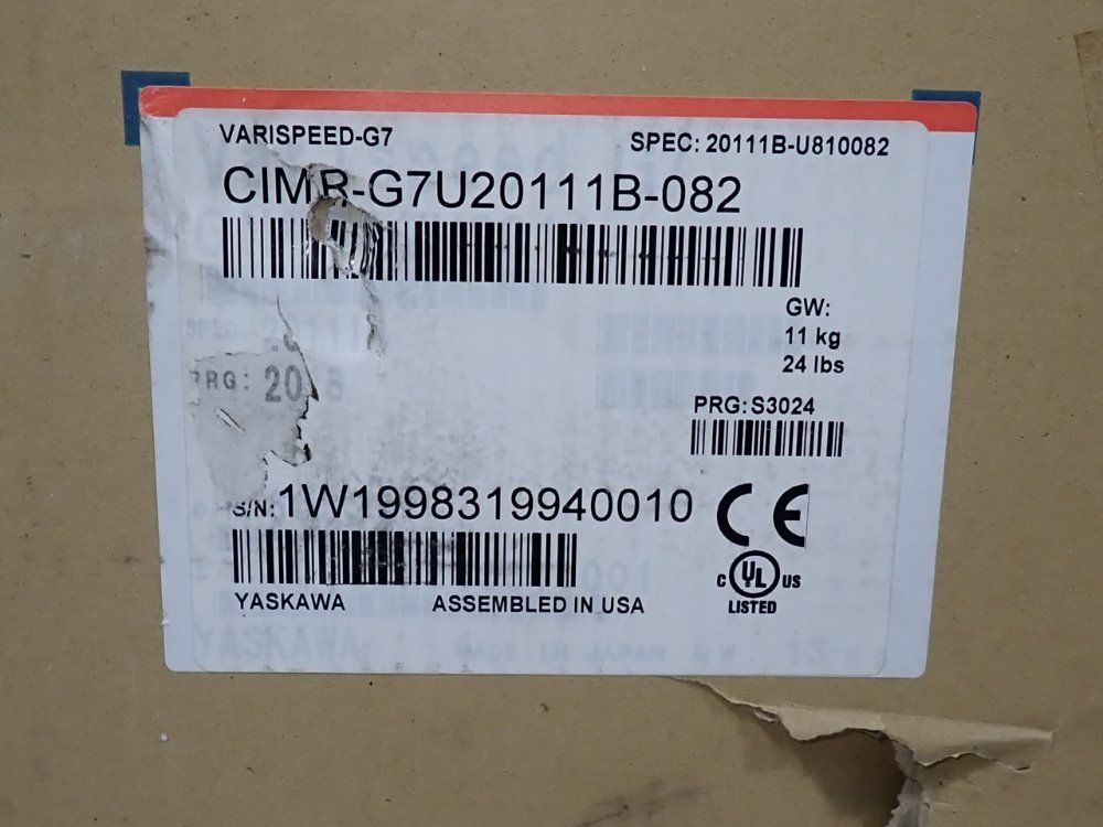 Yaskawa Ac Drive - Cimr-g7u20111b-082