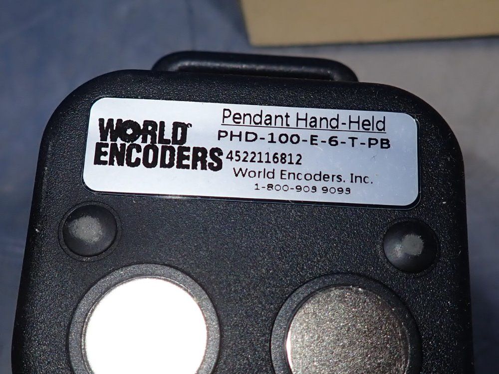 World Encoders Hand-held Pendant - Phd-100-e-6-t-pb