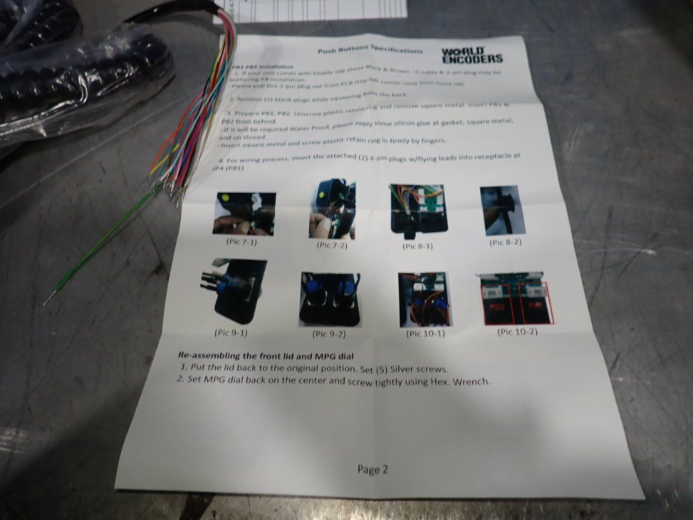 World Encoders Hand-held Pendant - Phd-100-e-6-t-pb