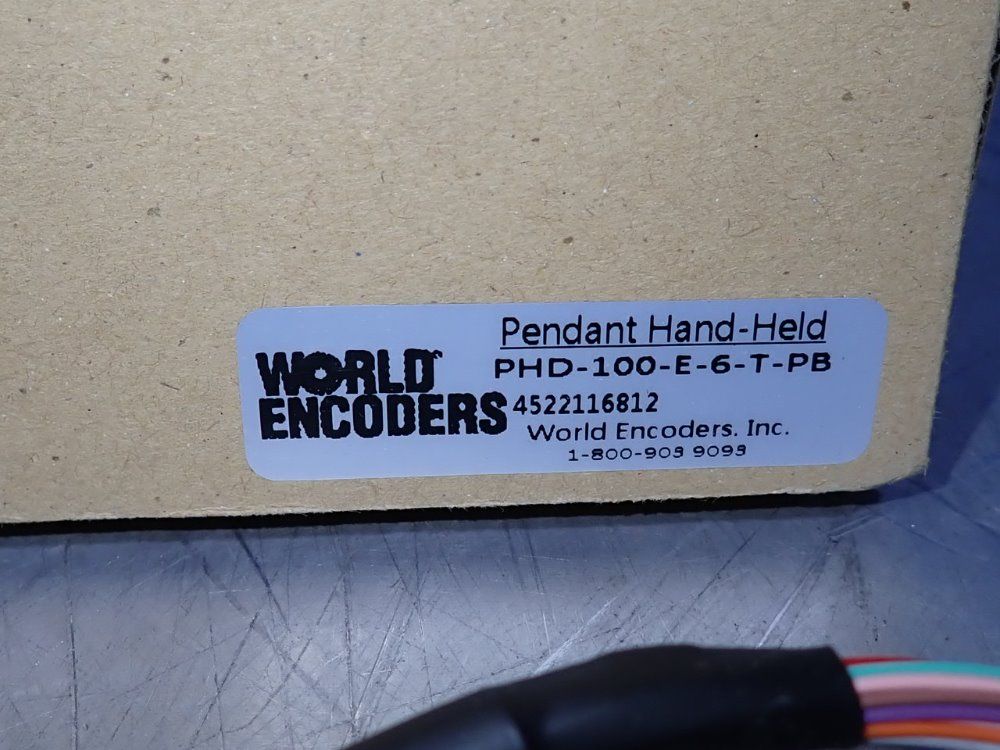World Encoders Hand-held Pendant - Phd-100-e-6-t-pb