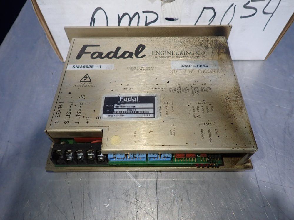 Fadal Digital Ac Brushless Servo Amplifier - Sma8585-1