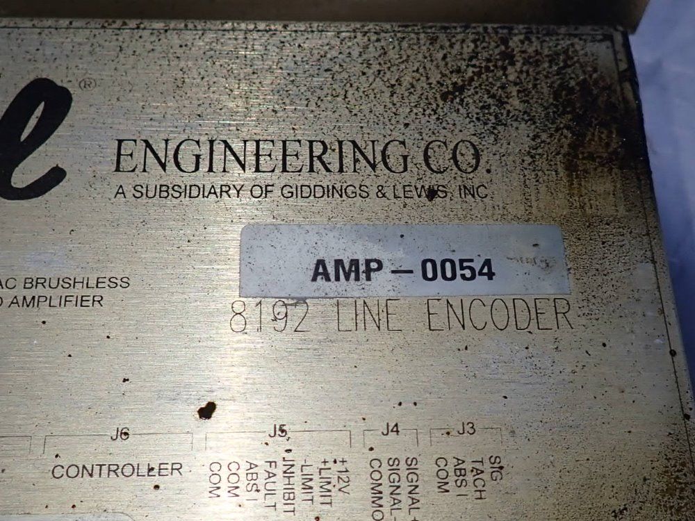 Fadal Digital Ac Brushless Servo Amplifier - Sma8585-1