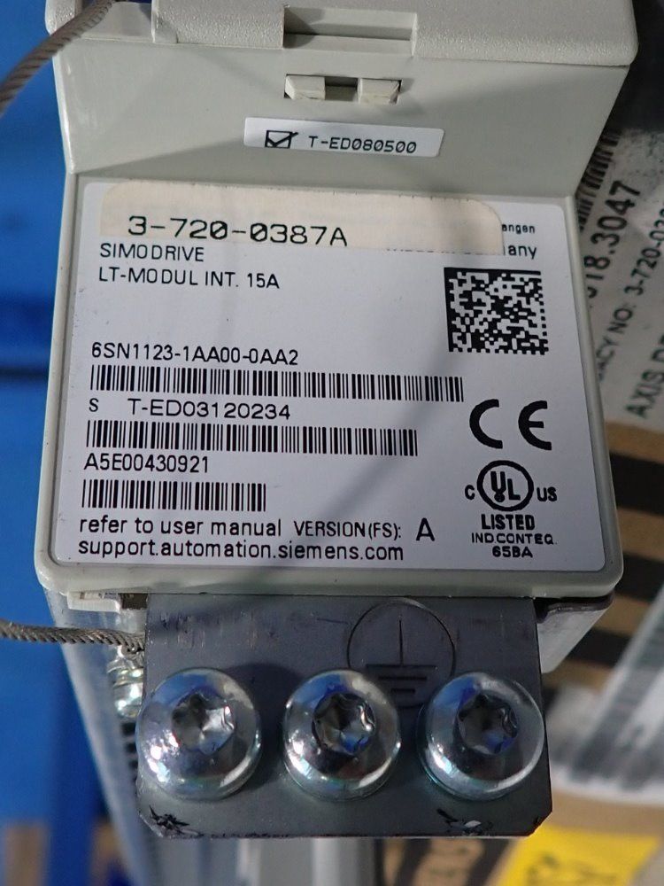 Siemens Axis Drive - 6sn1123-1aa00-0aa2