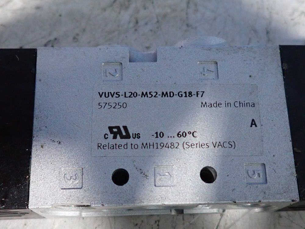 Festo Lot Of 6 Solenoid Valves