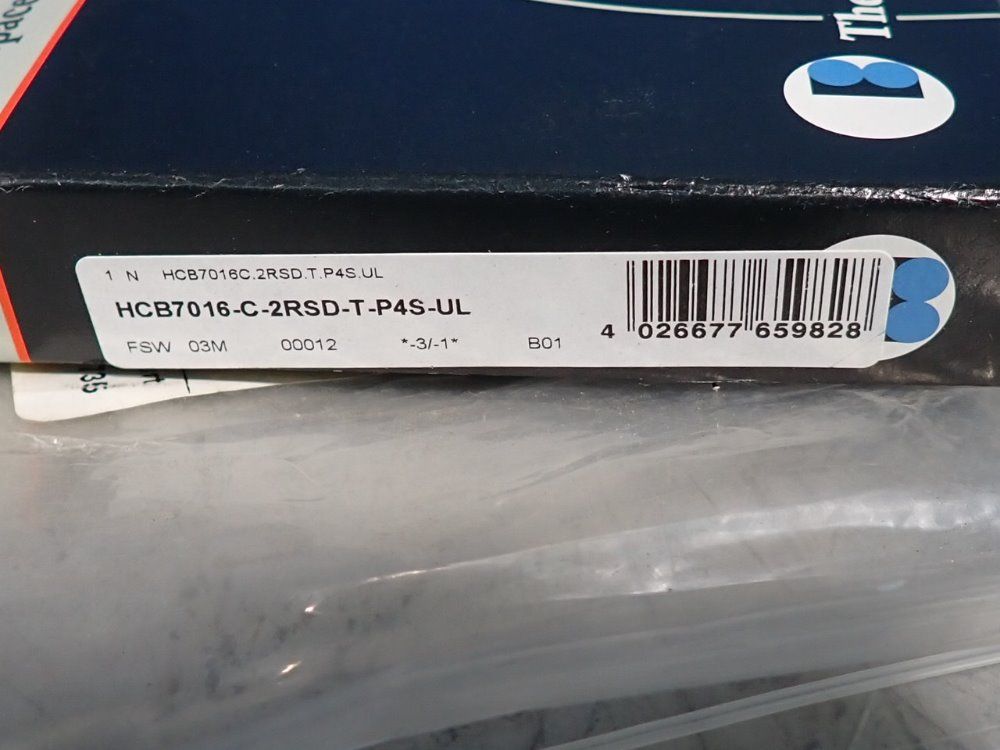 Fag 5" Spindle Bearing - Hcb7016-c-2rsd-t-p4s-ul