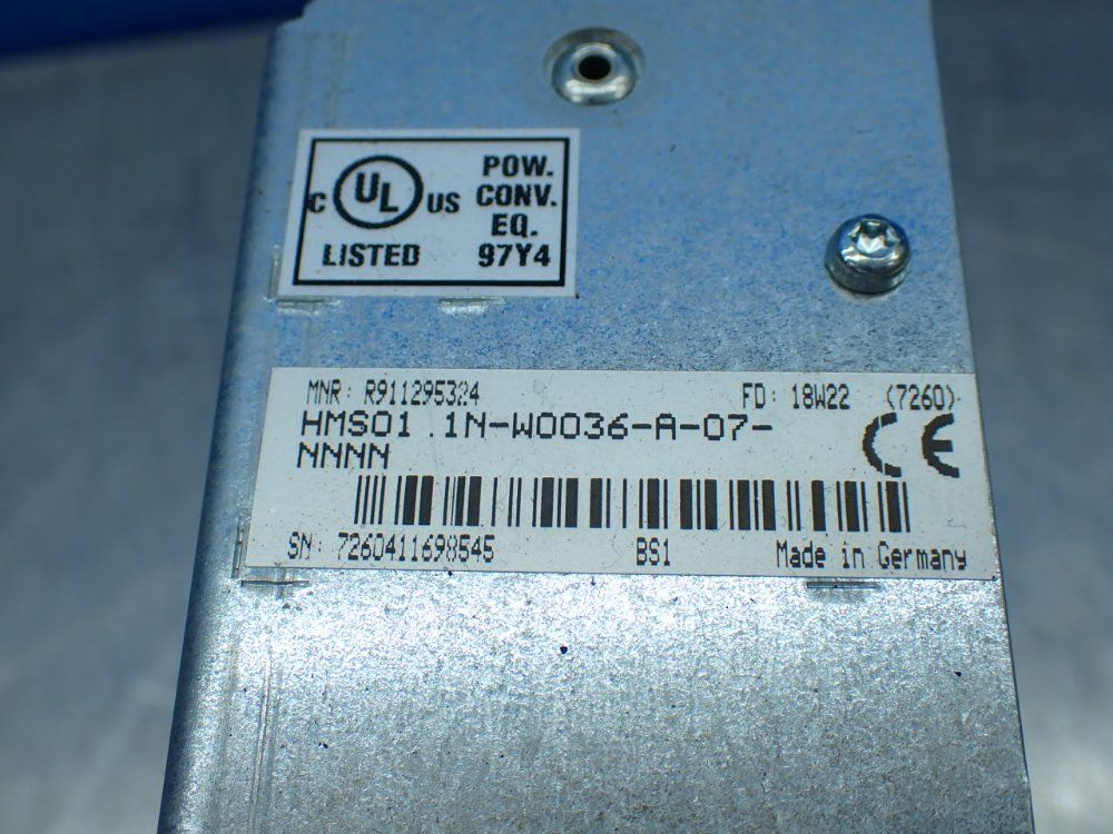 Rexroth Indradrive M Servo Drive. Csb01.1ne-se-ens-nnn-nn-s-nn-fw - R911295324
