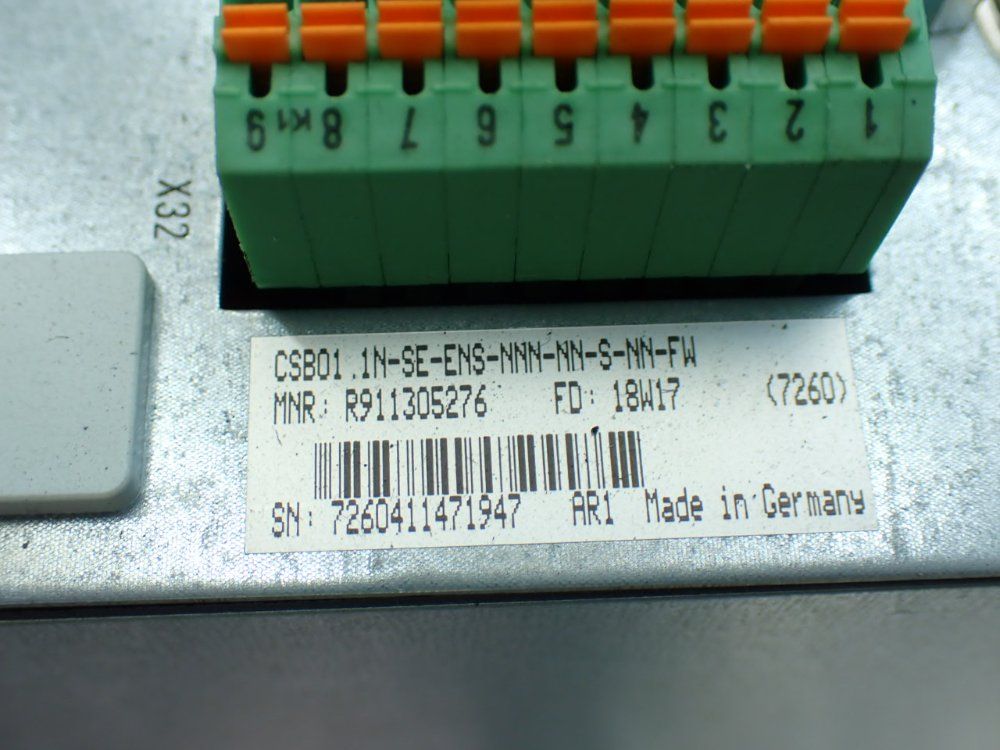 Rexroth Indradrive M Servo Drive. Csb01.1ne-se-ens-nnn-nn-s-nn-fw - R911295324