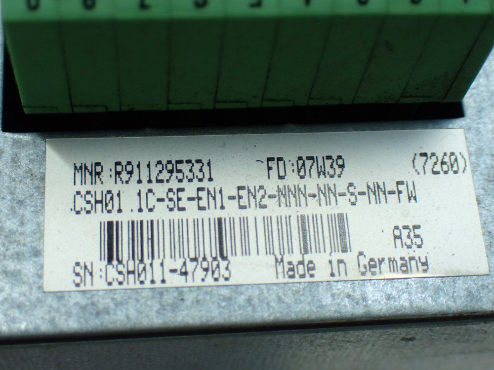 Rexroth Indradrive M Servo Drive. Csh01.1c-se-en1-en2-nnn-nn-s-nn-fw - R911297164