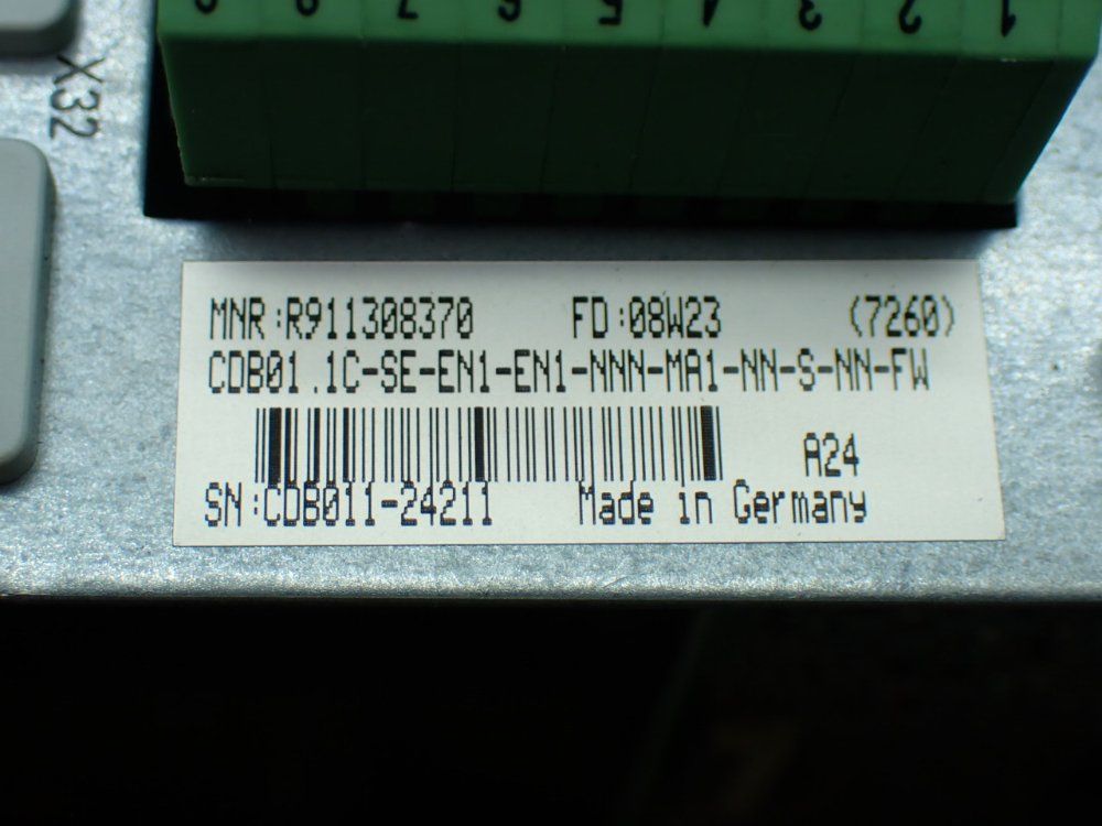 Rexroth Drive Controller Module. Cdb01.1c-se-en1-en1-nnn-ma1-nn-2-nn-fw - R911308370