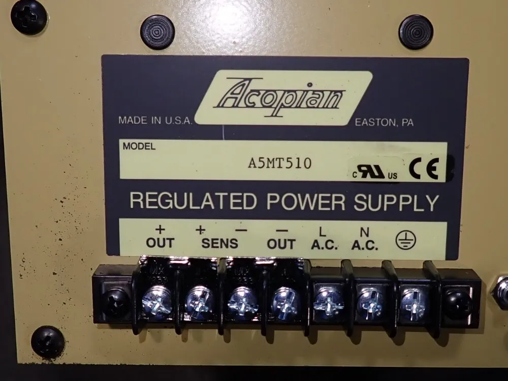 Acopian Regulated Power Supply - A5mt510