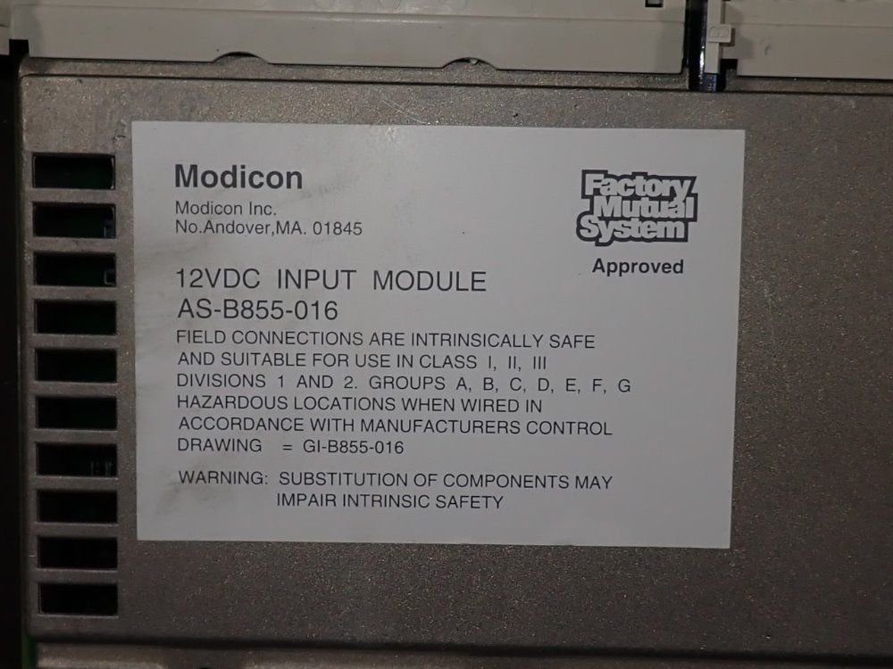 Modicon Input Module - As-b855-016