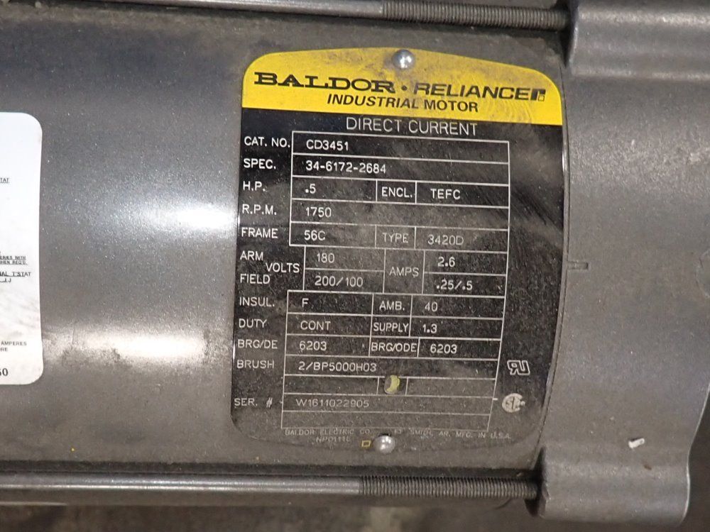 Baldor .5 Hp Motor - Cd3451