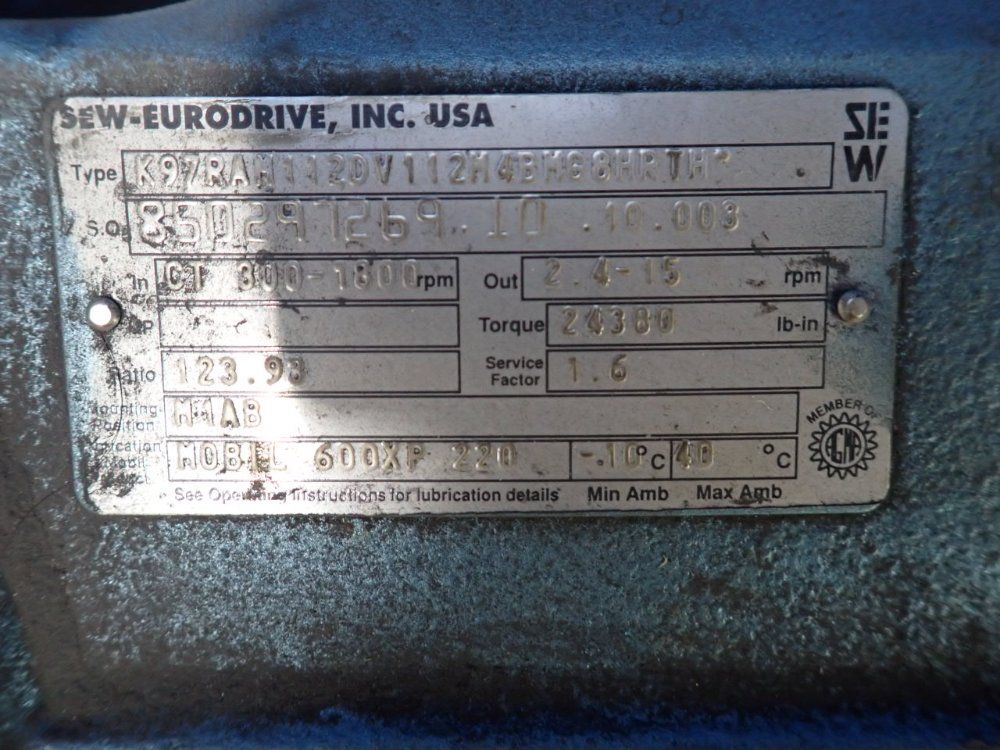 Sew-eurodrive Gear Reducer - 850297269.10.10.003