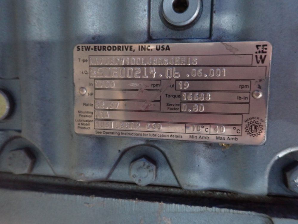 Sew-eurodrive 5 Hp Gear Drive - 850200214.06.06.001