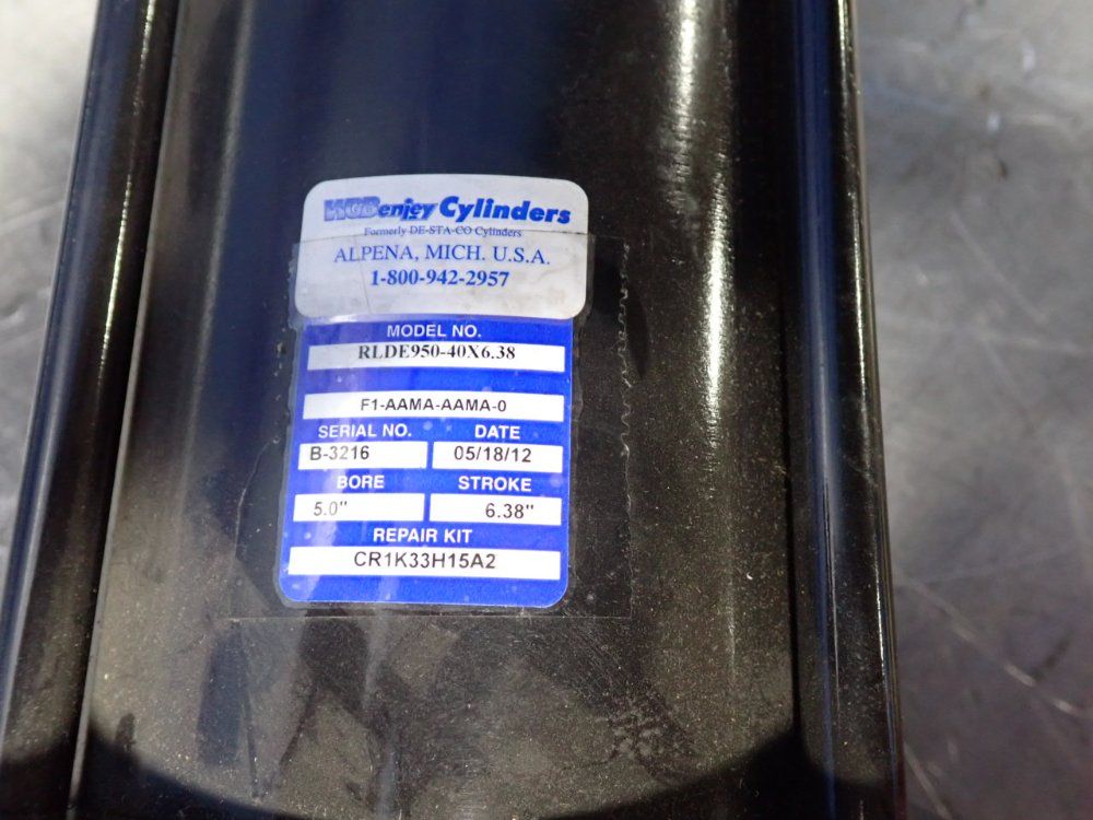 W G Benjey Cylinder