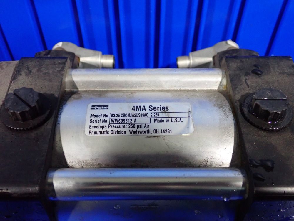Parker 250 Psi Air Pneumatic Nfpa Cylinder, Qty: 2 - 03.25 Cbc4ma2us19ac