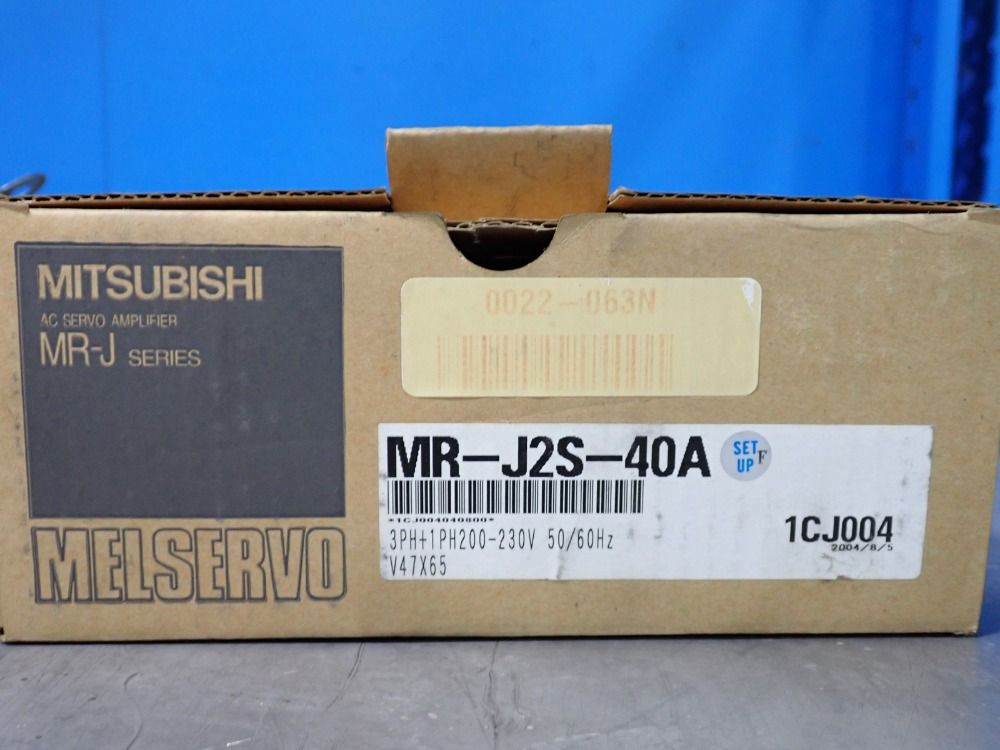 Mitsubishi 0-360 Hz Servo Amplifier - Mr-j2s-40a