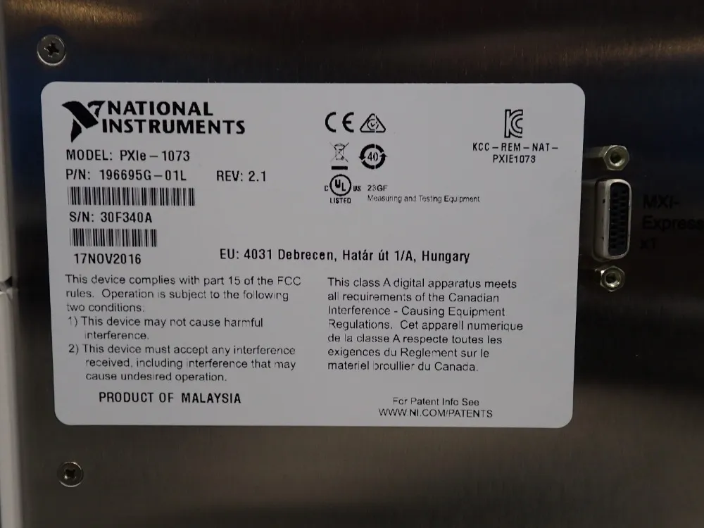 National Instruments Plc Module - Pxle-1073