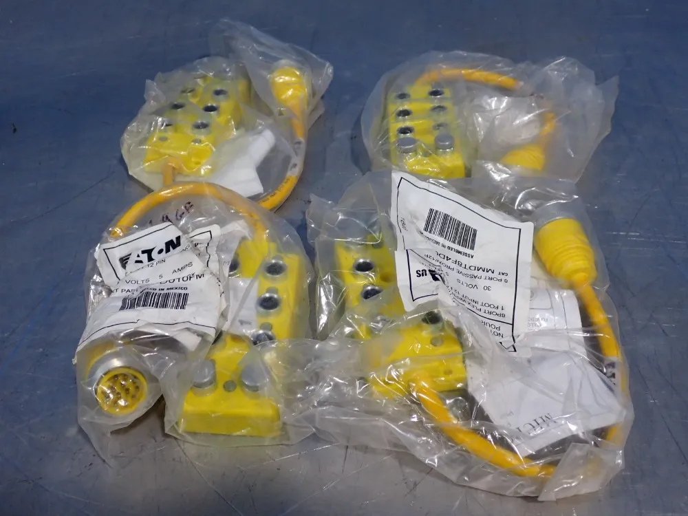 Eaton Lot Of 4 Port Plex W/pnp Circuit W/12p - Mmdt8f4d010fm
