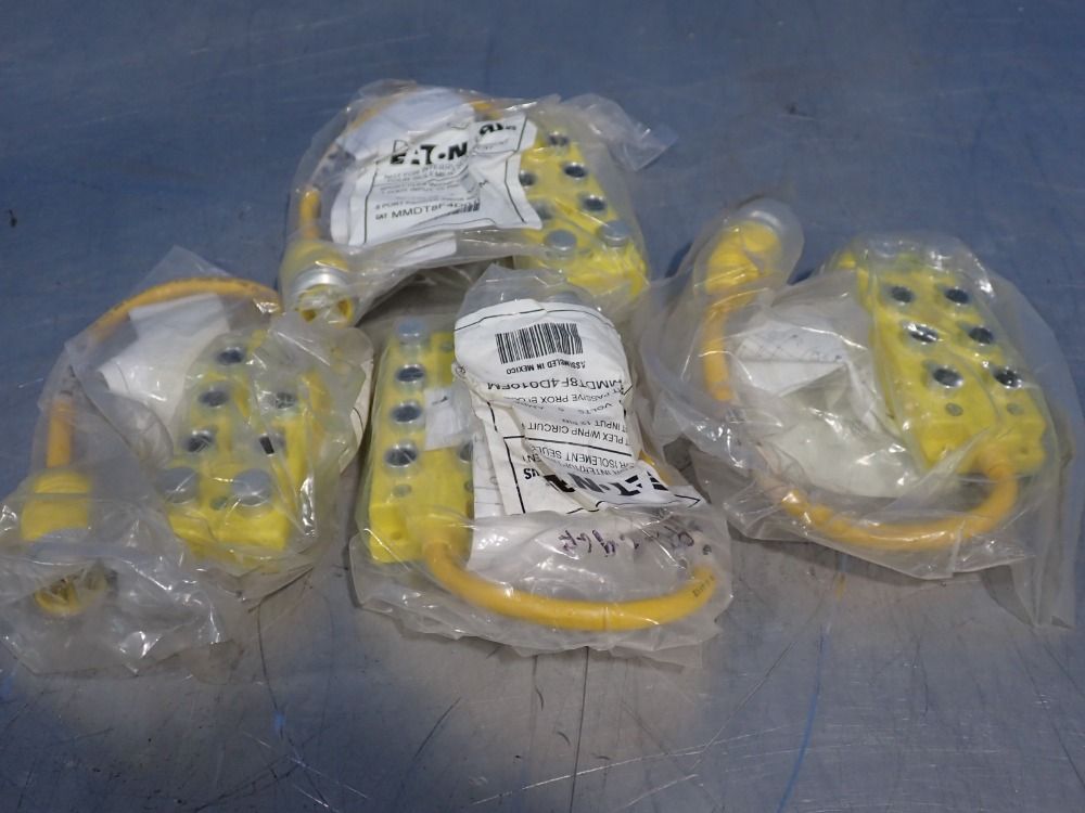 Eaton Lot Of 4 Port Plex W/pnp Circuit W/12p - Mmdt8f4d010fm