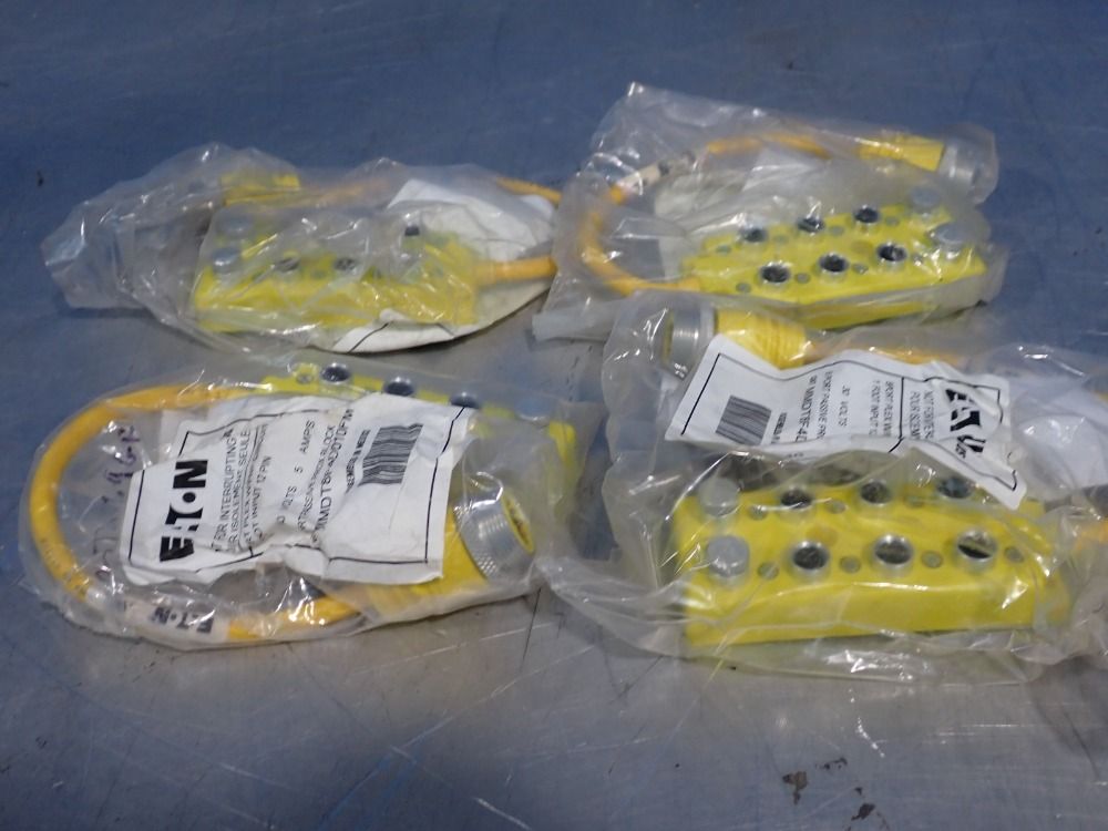 Eaton Lot Of 4 Port Plex W/pnp Circuit W/12p - Mmdt8f4d010fm