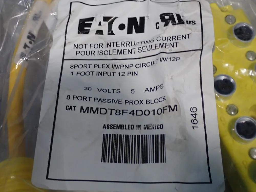 Eaton Lot Of 4 Port Plex W/pnp Circuit W/12p - Mmdt8f4d010fm