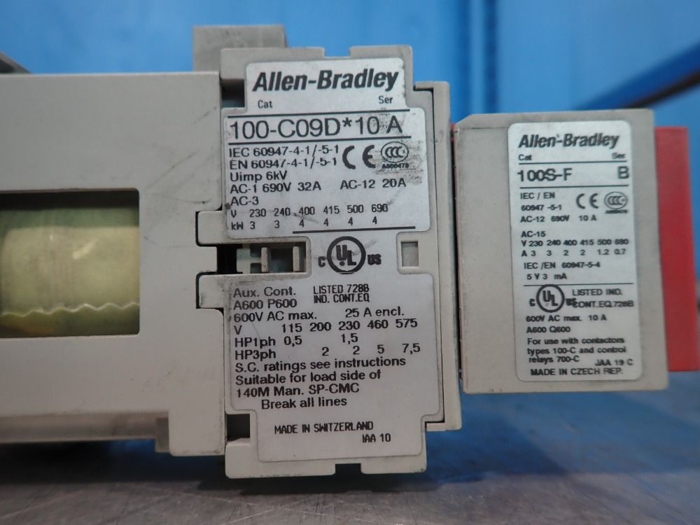Allen-bradley 600 V Safety Contactor - 100s-c23dj14bc