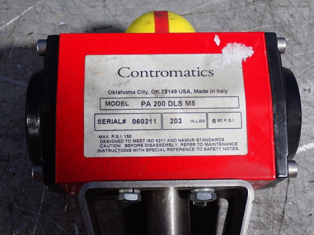 Contromatics Ball Valve - Pa 200 Dls M5