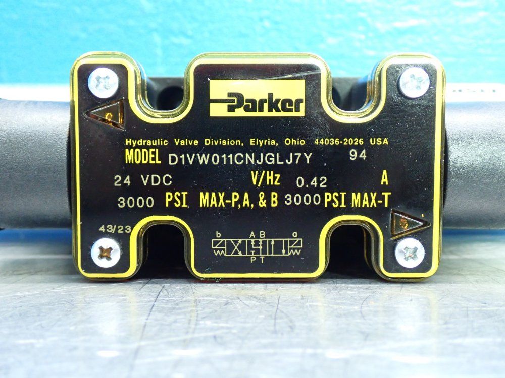 Parker 3000psi Directional Control Valve - D1vw011cnjglj7y