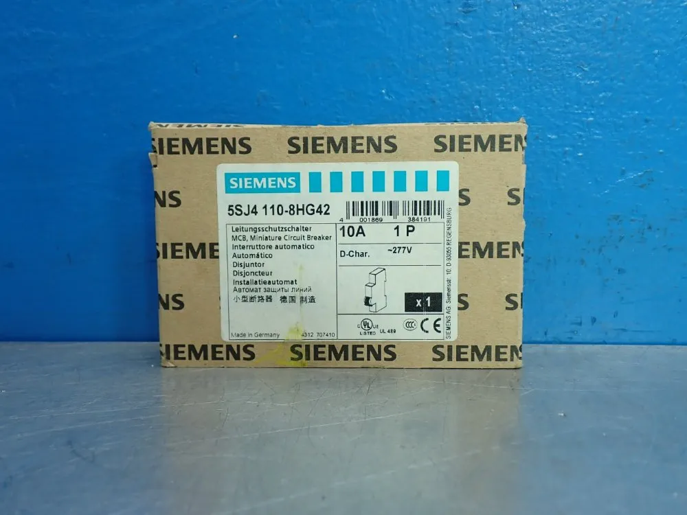 Siemens 277v Circuit Breaker - 5sj4 110-8hg42