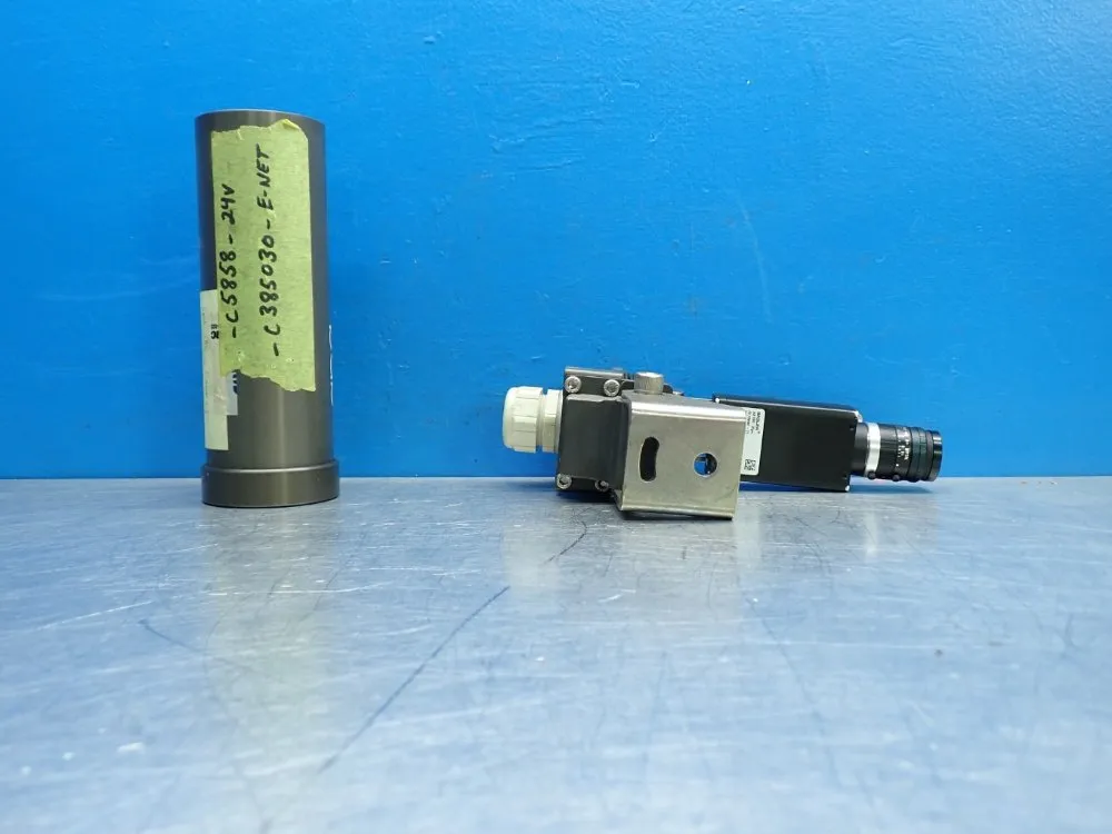 Basler Electric 9mm Ccd Camera Hf35ha-1b Lens With Cylinder Enclosure - Sca1300-32gm