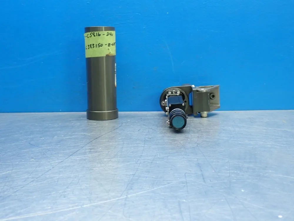 Basler Electric 9mm Ccd Camera Hf35ha-1b Lens With Cylinder Enclosure, - Sca1300-32gm