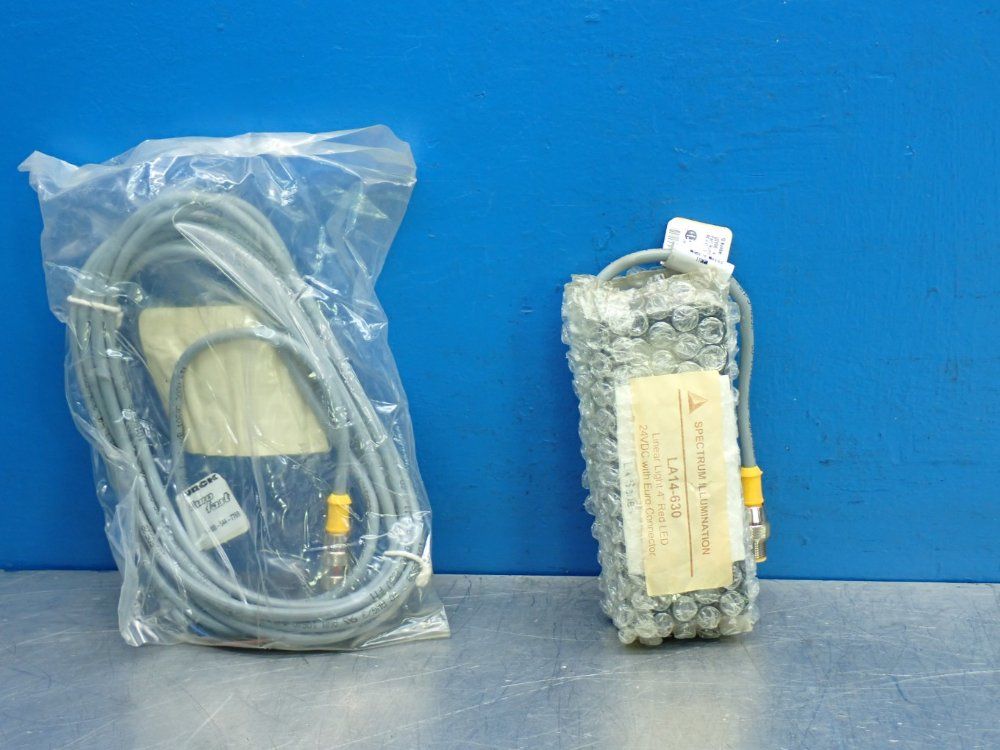 Turck Rs 4.4t-1-rs 4.4t Cable Eurofast Cordset & La14-630 Linear Light Unit - Rk4t-4