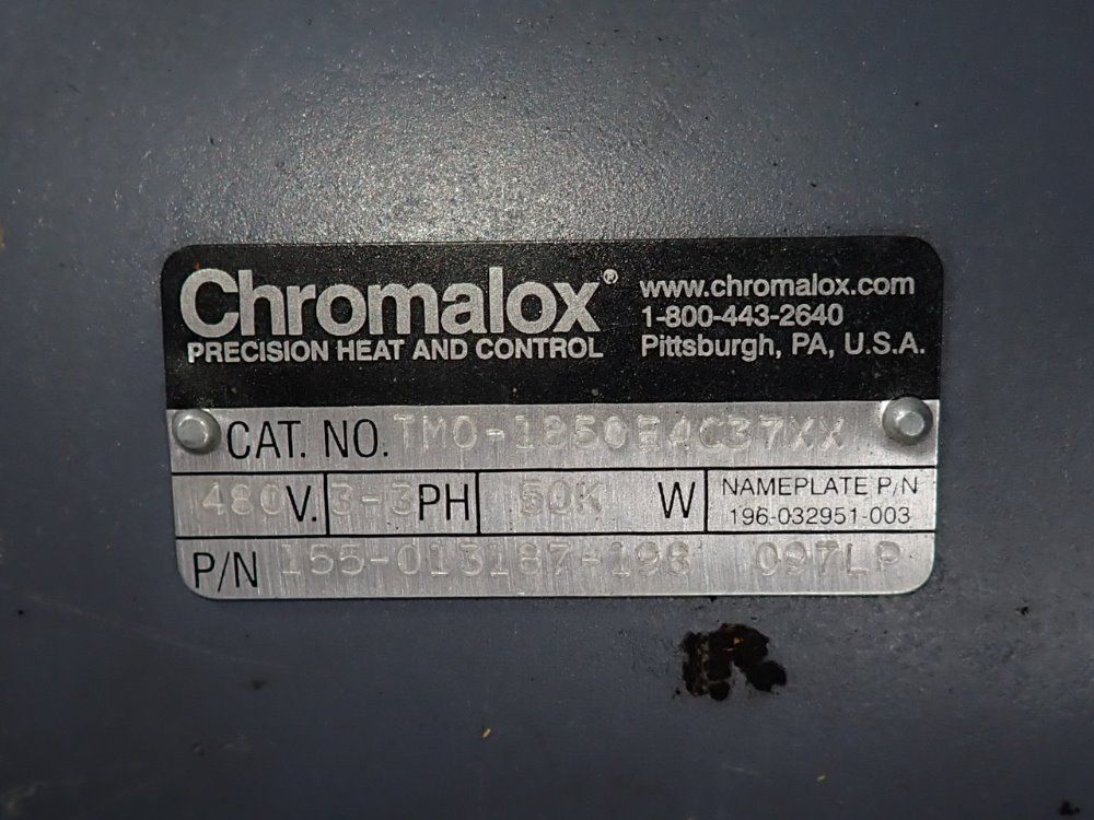 Chromalox Oil Heater - Tm0-1850e4c37xx