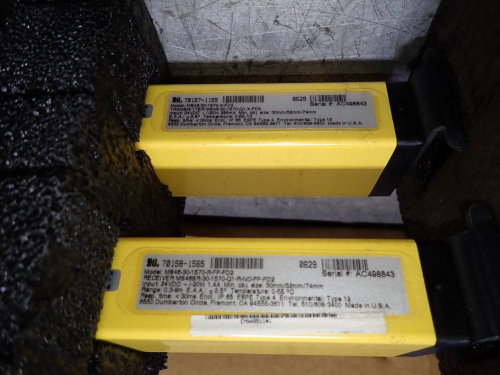 Sti 62"x1" Light Curtains - Ms46-30-1570-r-fp-fd2