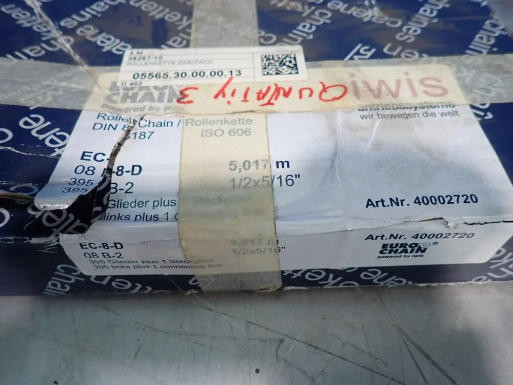 Eurochain 5,017 M Roller Chain - Ec-8-d