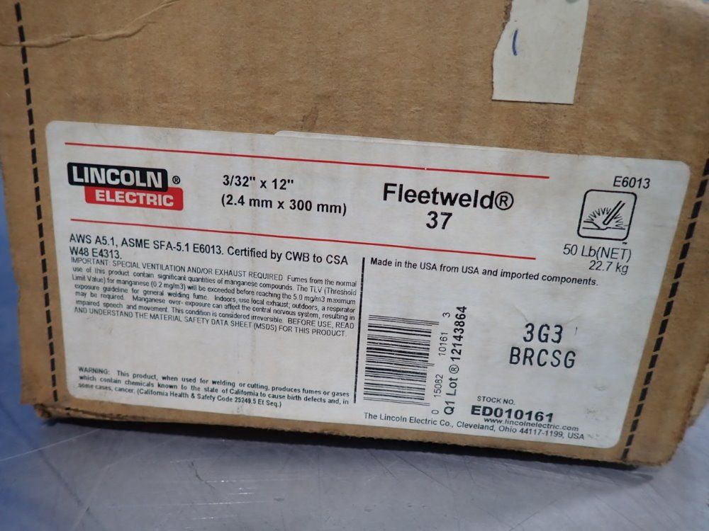 Lincoln Electric Welding Electrodes - Fleetweld 37