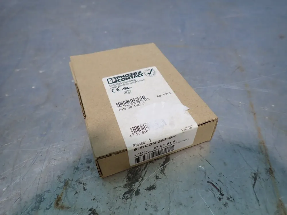 Phoenix Contact D-sub Bus Contactor - Subcon 25/f-sh