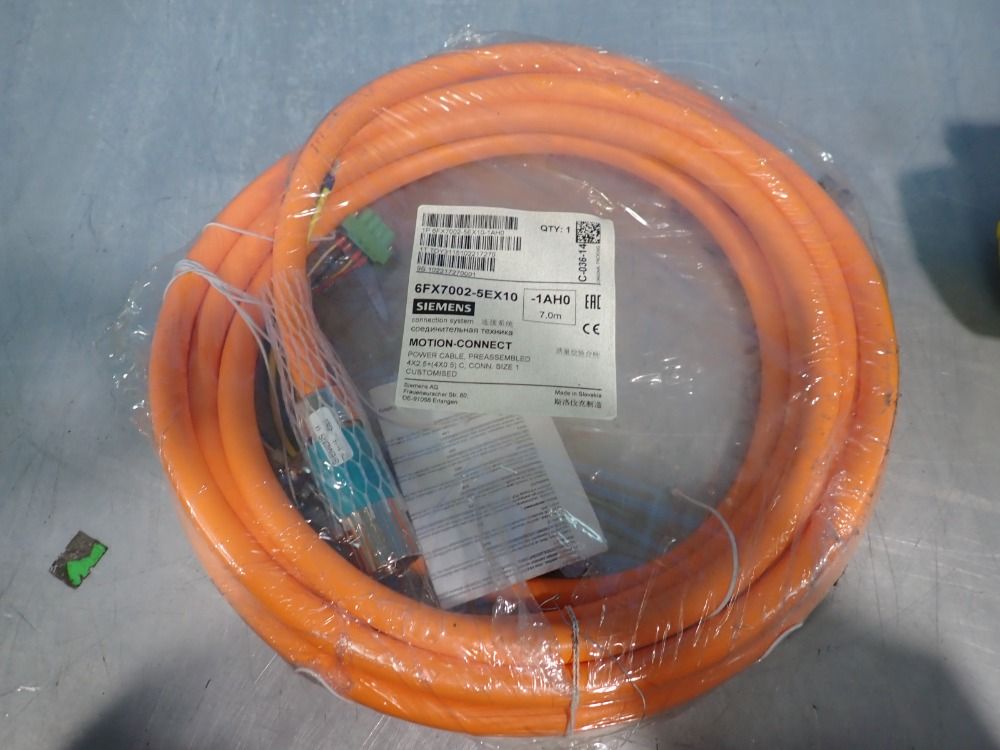 Siemens Power Cable - 6fx7002-5ex10-1ah0