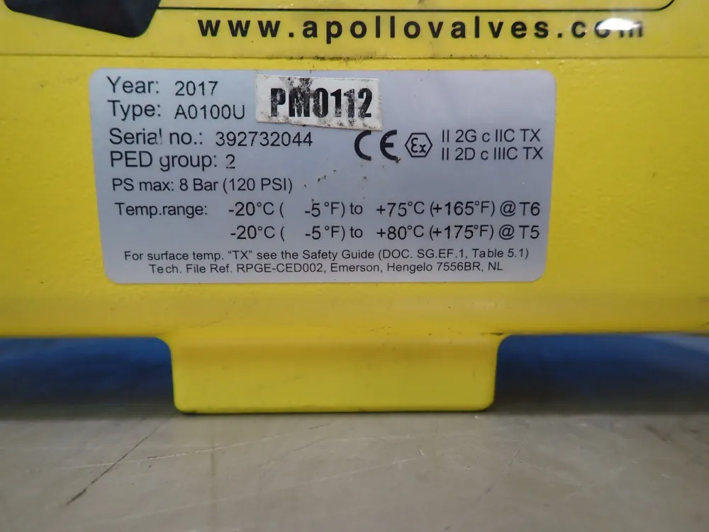 Apollo Valves Pneumatic Actuator - A0100u