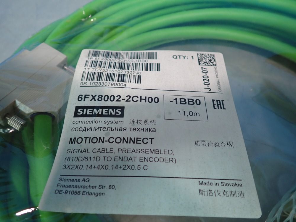 Siemens Cable - 6fx8002-2ch00-1bb0