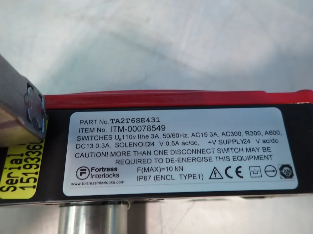 Fortress Interlocks Switch - Ta2t3se431