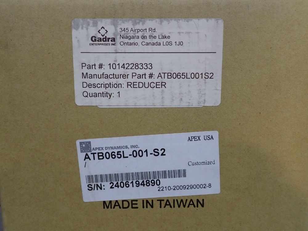 Apex Dynamics Reducer - Atb065l-001-s2