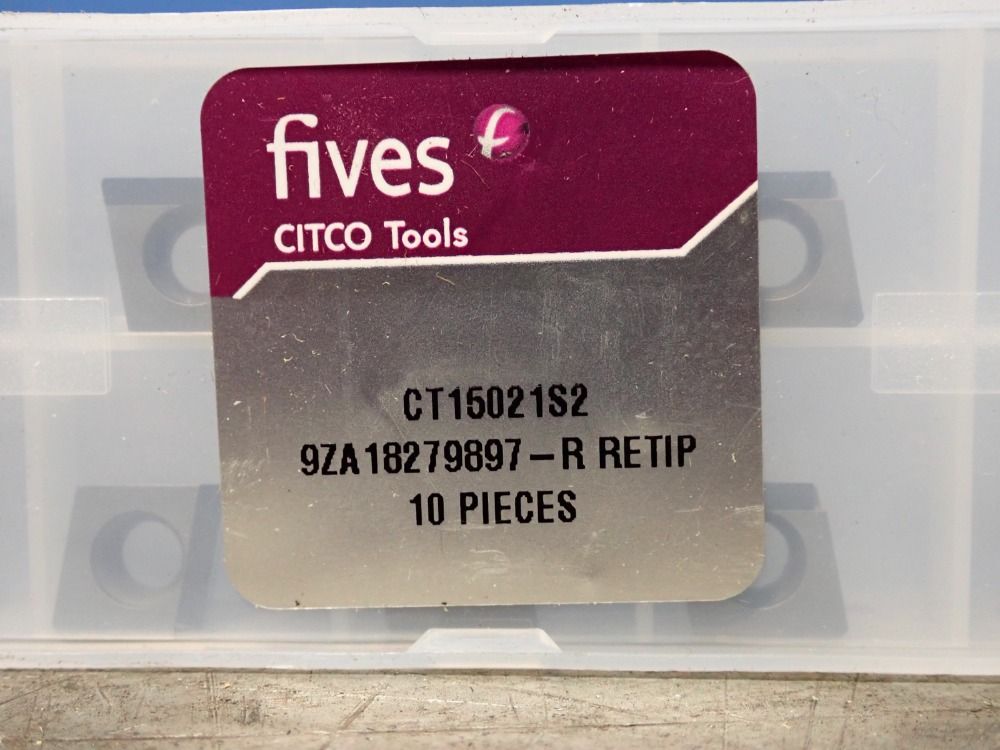Fives Citco Tools Cutting Tools, Qty: 2 Cases Of 10 - 9za18279897-r Retip