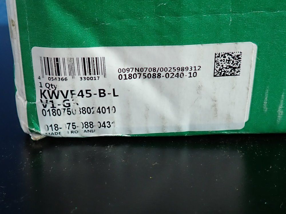 Schaeffler Linear Plain Bearing Unit - Kwve45-b-l V1-g5